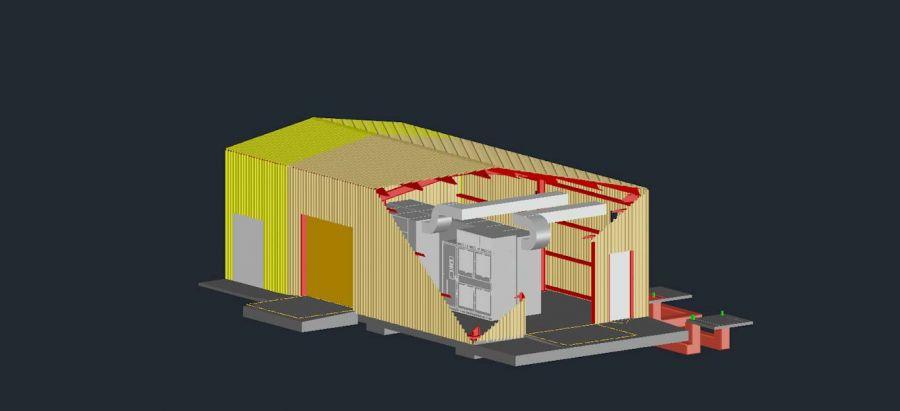 FSI Engineering 3D Model Electrical Building